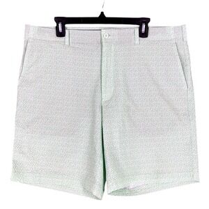 Pro Tour Performance Golf Chino Shorts Mens 40 Green‎ Stretch Waist Lightweight